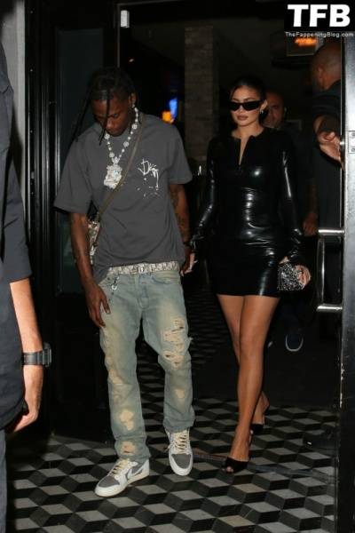 Kylie Jenner & Travis Scott Dine Out with James Harden at Celeb Hotspot Crag 19s in WeHo on www.modeladdicts.com