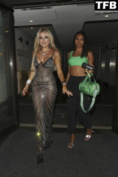 Tallia Storm Looks Hot in a See-Through Dress After the TOWIE Season Launch Party on modeladdicts.com