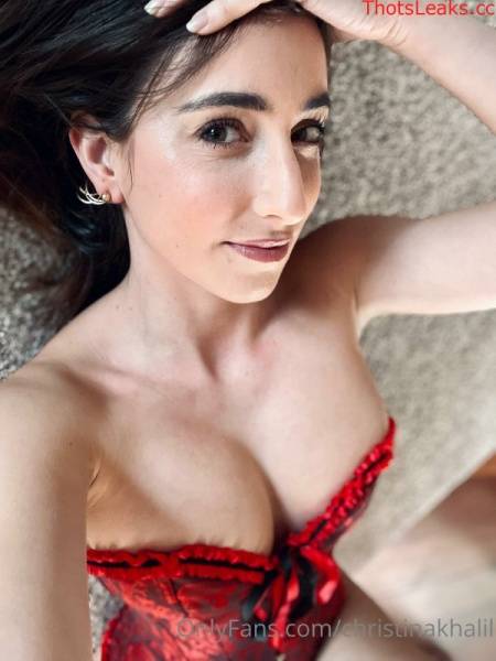 Christina Khalil Red Corset Onlyfans Video Leaked on www.modeladdicts.com