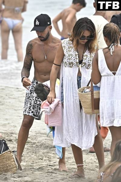 Raquel Lozano Flaunts Her Curves on the Beach in Ibiza on www.modeladdicts.com