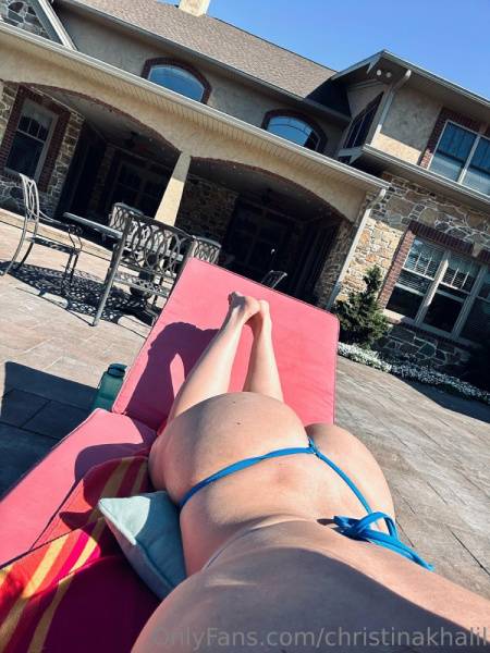 Christina Khalil Nude Bikini Sun Tanning Onlyfans Set Leaked on modeladdicts.com