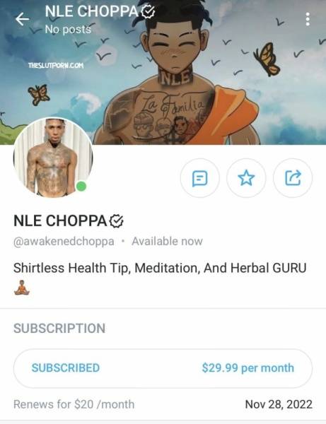 Nle Choppa Nude Onlyfans (SLUT ME OUT) Leak! on modeladdicts.com