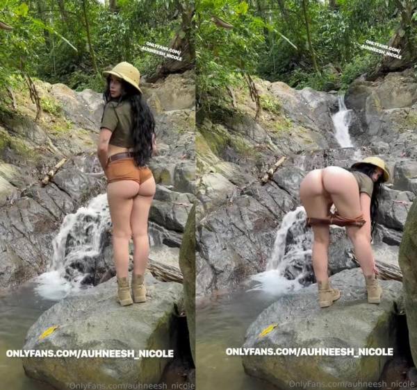 Auhneesh Nicole Outdoor Strip OnlyFans Video Leaked on modeladdicts.com