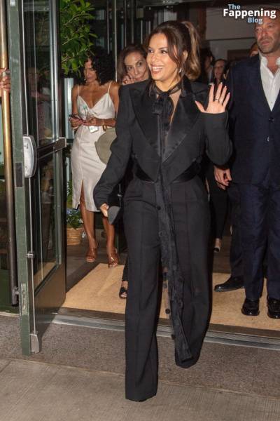 Eva Longoria Goes Braless in NYC (18 Photos) - New York on modeladdicts.com