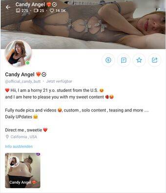 Candy Angel / angelmelly / official_candy_butt Nude Leaks OnlyFans on modeladdicts.com